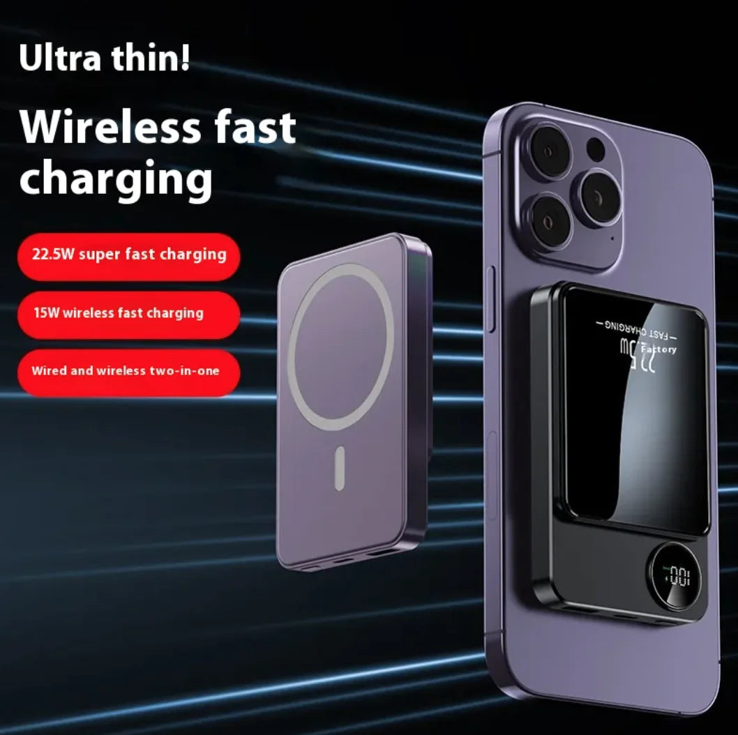 Ultracienki Magnetyczny Bezprzewodowy Power Bank
